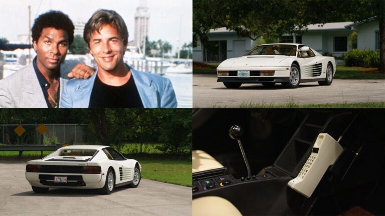 Miami Vice 1984 TV show Crockett Tubbs Ferrari Testarossa