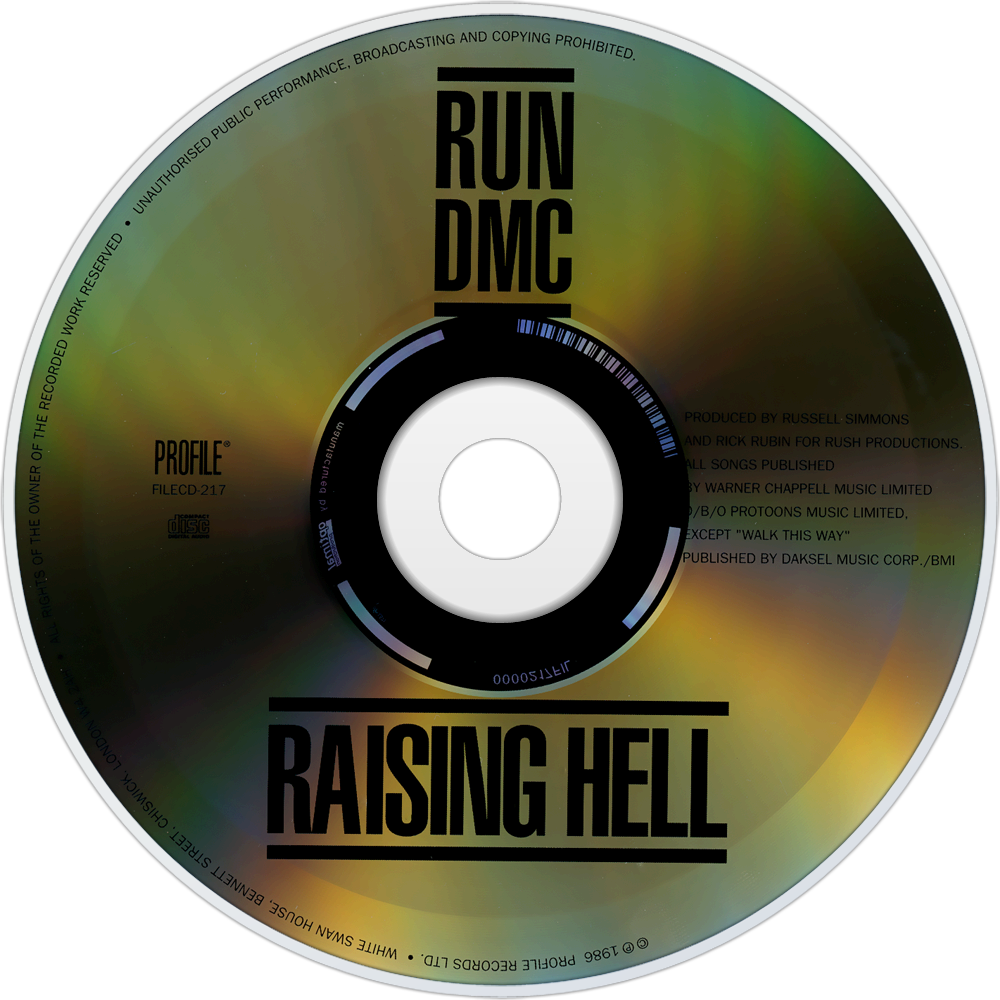 Run-DMC Raising Hell album cover 1986