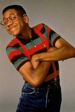 Steve Urkel from Family Matters, the inspiration for Ralston's 1991 Urkel-Os cereal