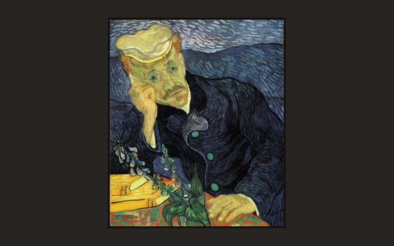 Van Gogh second version Portrait of Dr Gachet Musee d'Orsay Paris