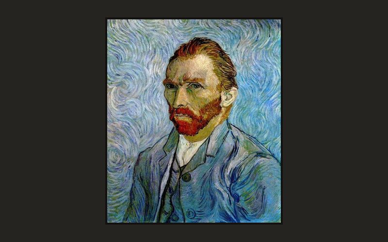 Vincent van Gogh self portrait 1889 Saint-Remy late period