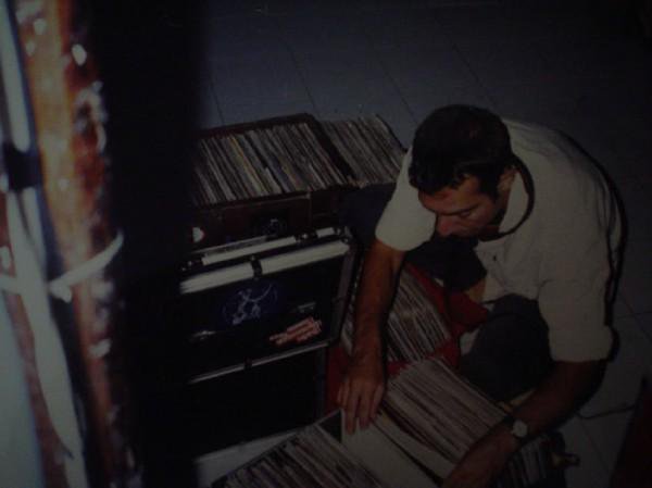 Vinyl records from the 1980s era, the primary music format that pirate radio stations like Caroline helped popularize in Britain