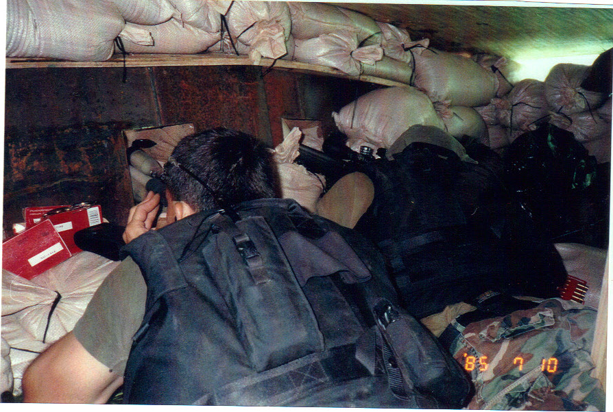 FBI Hostage Rescue Team agents at Sierra-2 sniper post Waco siege 1993