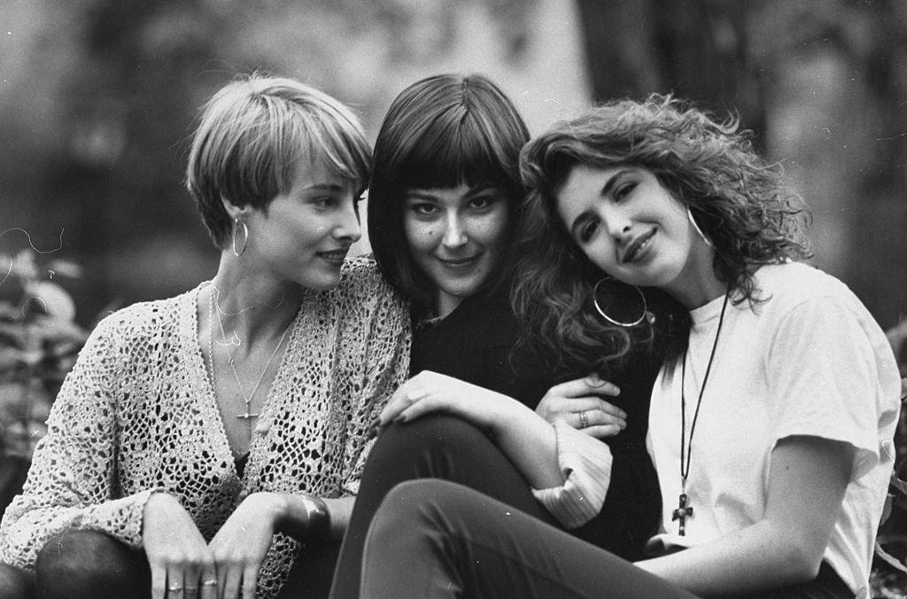 Wilson Phillips trio Wendy Carnie Wilson and Chynna Phillips in 1990