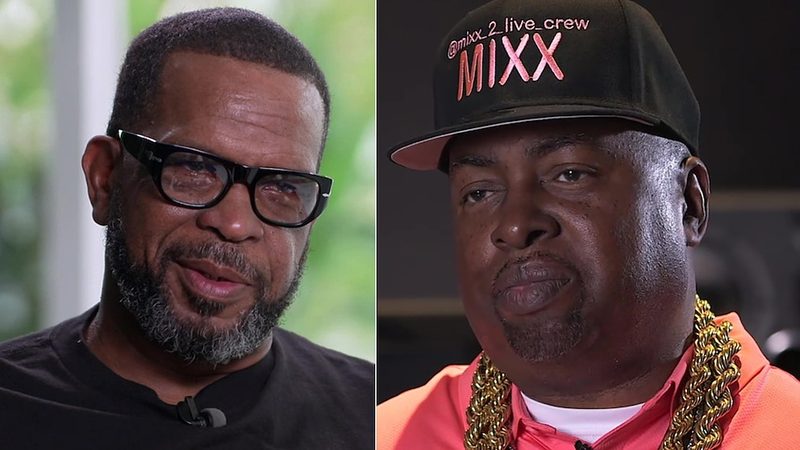 2 live crew members Uncle Luke and Mr Mixx looking back on the obscenity trial