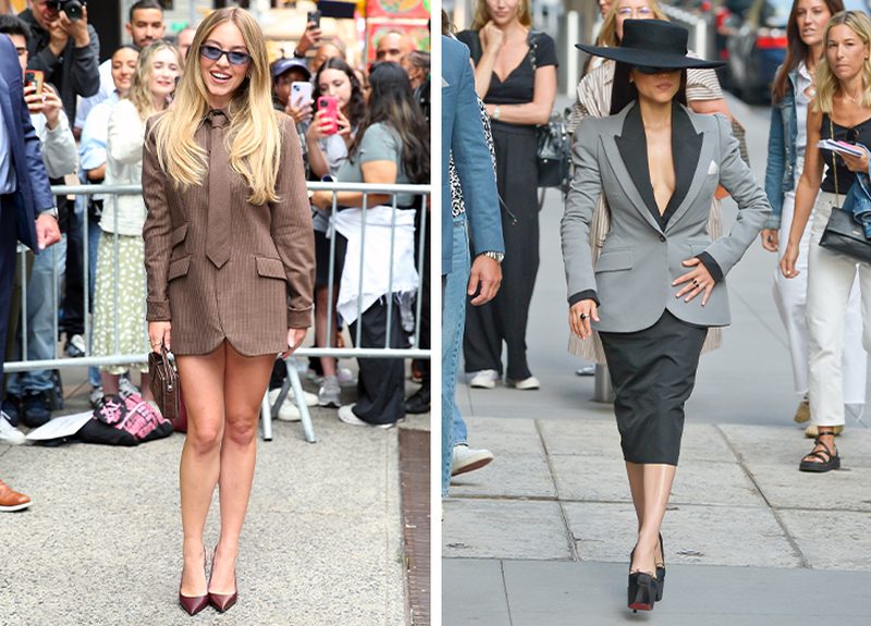 80s power suits modern revival 2026 with oversized shoulders