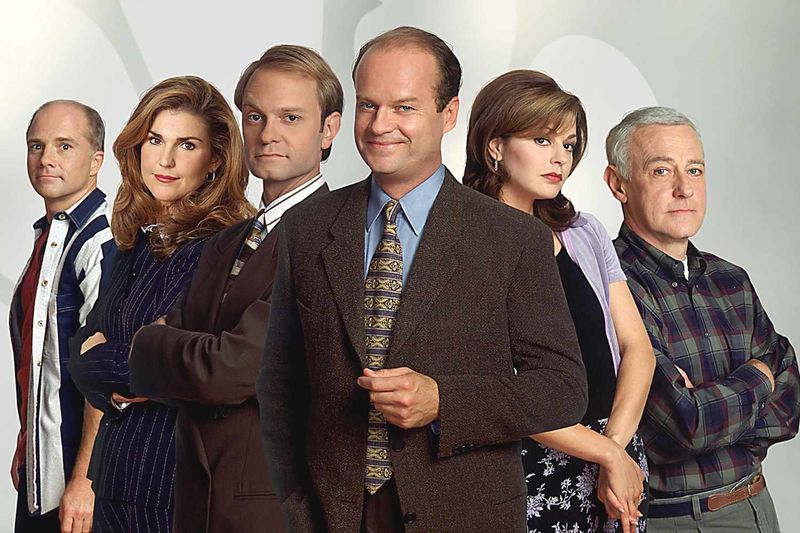Frasier cast Kelsey Grammer Seattle 90s NBC sitcom