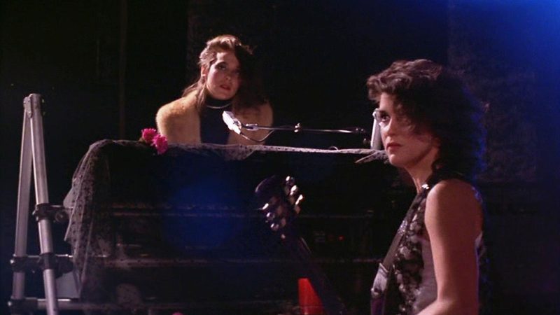 Apollonia Kotero on stage at First Avenue in the Purple Rain movie