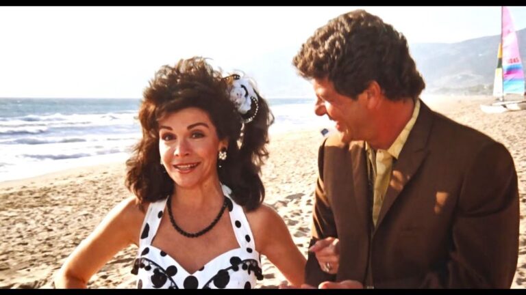 Back to the Beach 1987 Frankie Avalon and Annette Funicello on the beach