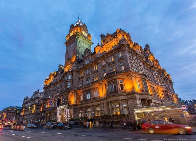 The Balmoral Hotel in Edinburgh where J.K. Rowling finished the Harry Potter series