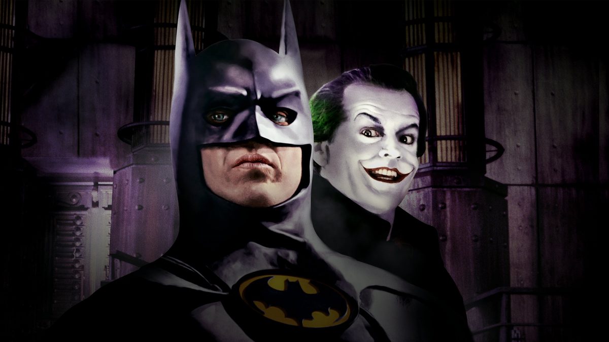 Batman 1989 Tim Burton Michael Keaton Jack Nicholson promotional