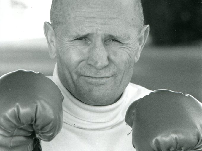 Referee Mills Lane, a former boxer, who disqualified Mike Tyson in the 1997 bite fight