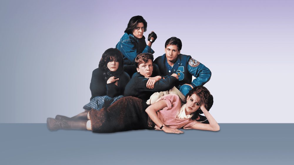 The Breakfast Club 1985 Saturday detention scene John Hughes ensemble
