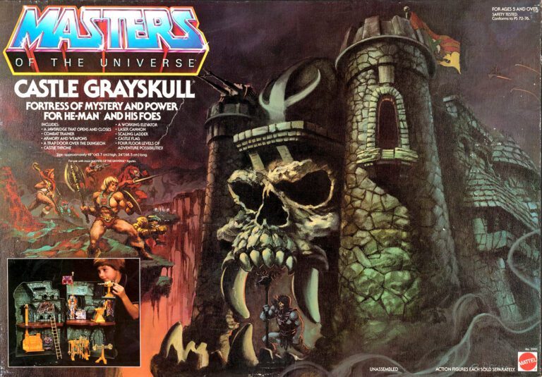 Castle Grayskull 1982 Mattel Masters of the Universe playset original box