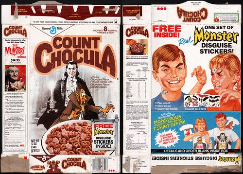 Count Chocula monster cereal General Mills 1987 80s box