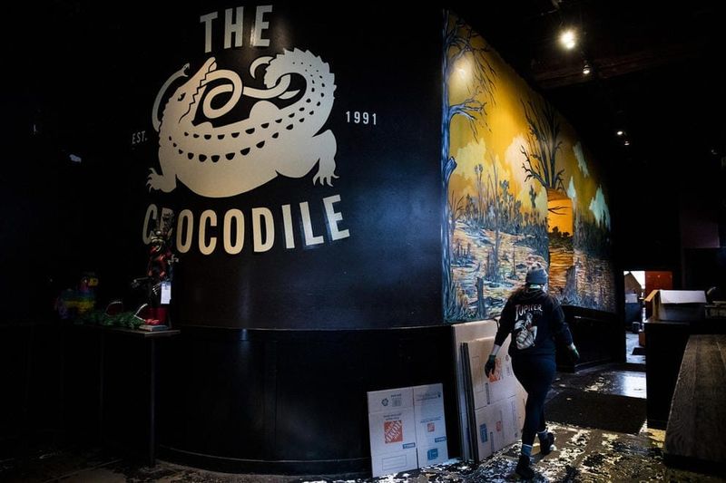 The Crocodile Seattle music venue grunge era established 1991 sign