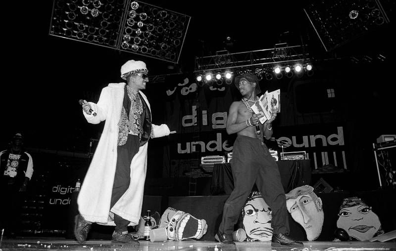 Digital Underground live with Tupac Shakur on the Sex Packets tour 1990