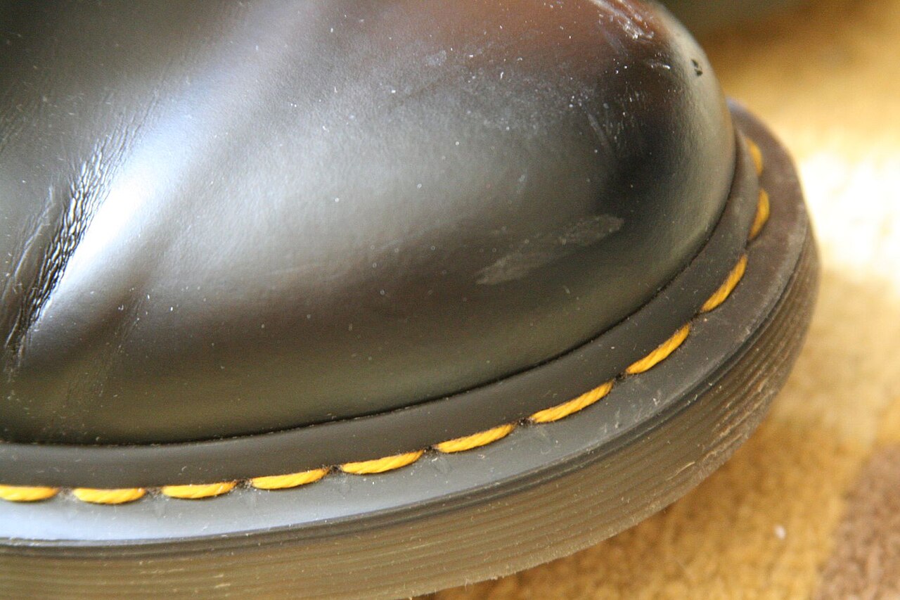 Doc Martens yellow stitch