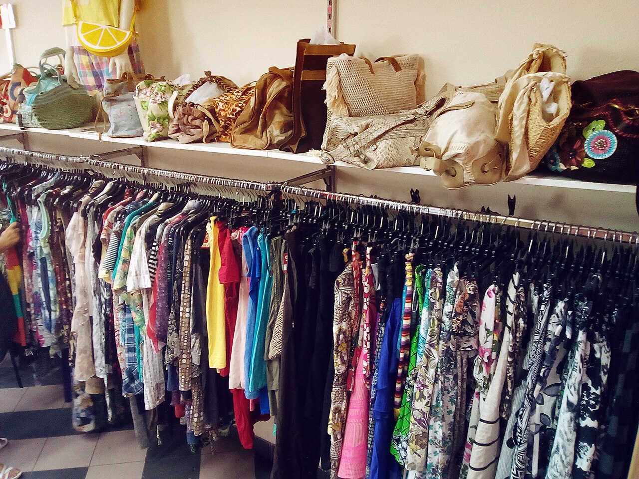 thrift store clothing