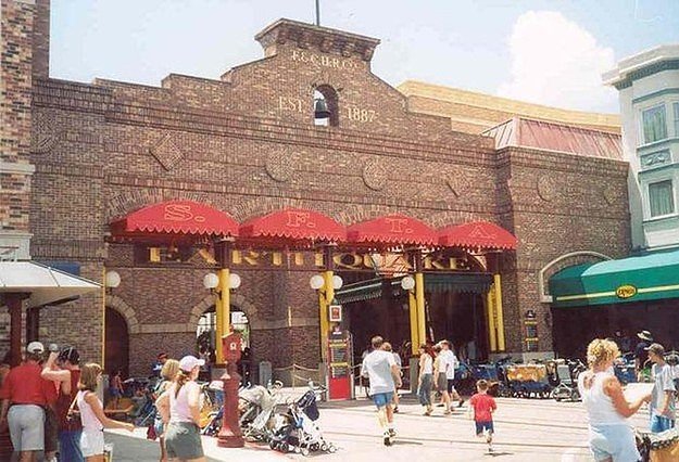 Earthquake The Big One Universal Studios Florida 1990 ride facade entrance