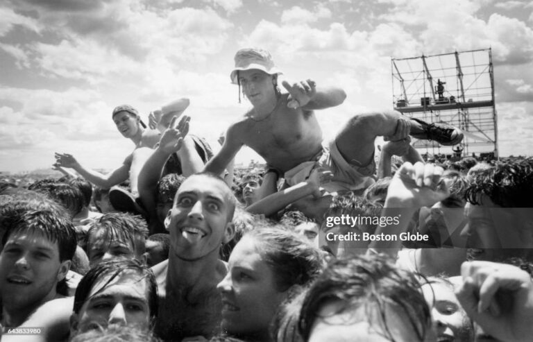 Crowd At Lollapalooza 1993 In North Kingstown, RI