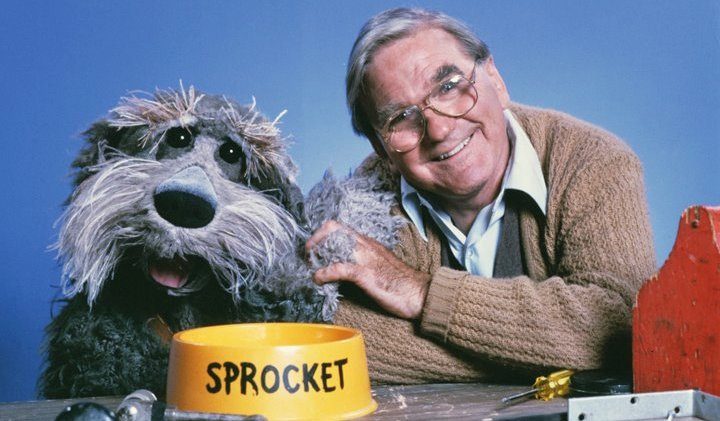 Doc and Sprocket in lighthouse workshop Fraggle Rock
