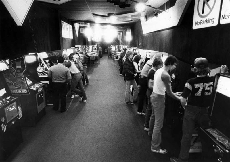 Funway Freeway arcade inside Cinderella City mall, Denver 1982