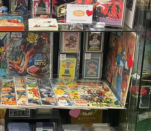 Garbage Pail Kids collectible display case cards