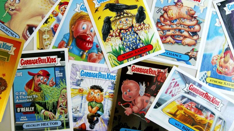 Garbage Pail Kids trading cards 1980s collection