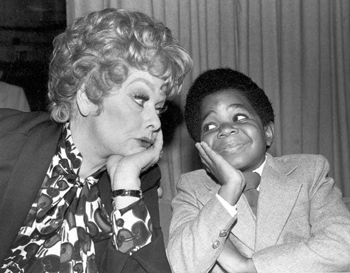 Gary Coleman with Lucille Ball during 1979 special at peak of Diff'rent Strokes fame