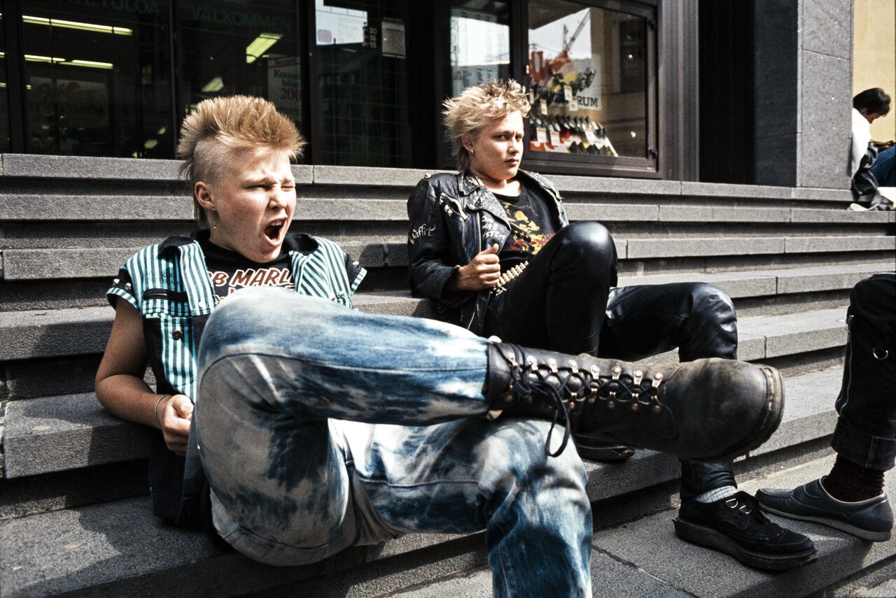 combat boots jeans