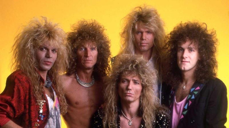 80s hair metal and glam rock contemporaries