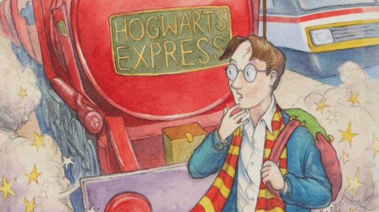 Original Harry Potter and the Philosopher's Stone first edition cover art by Thomas Taylor