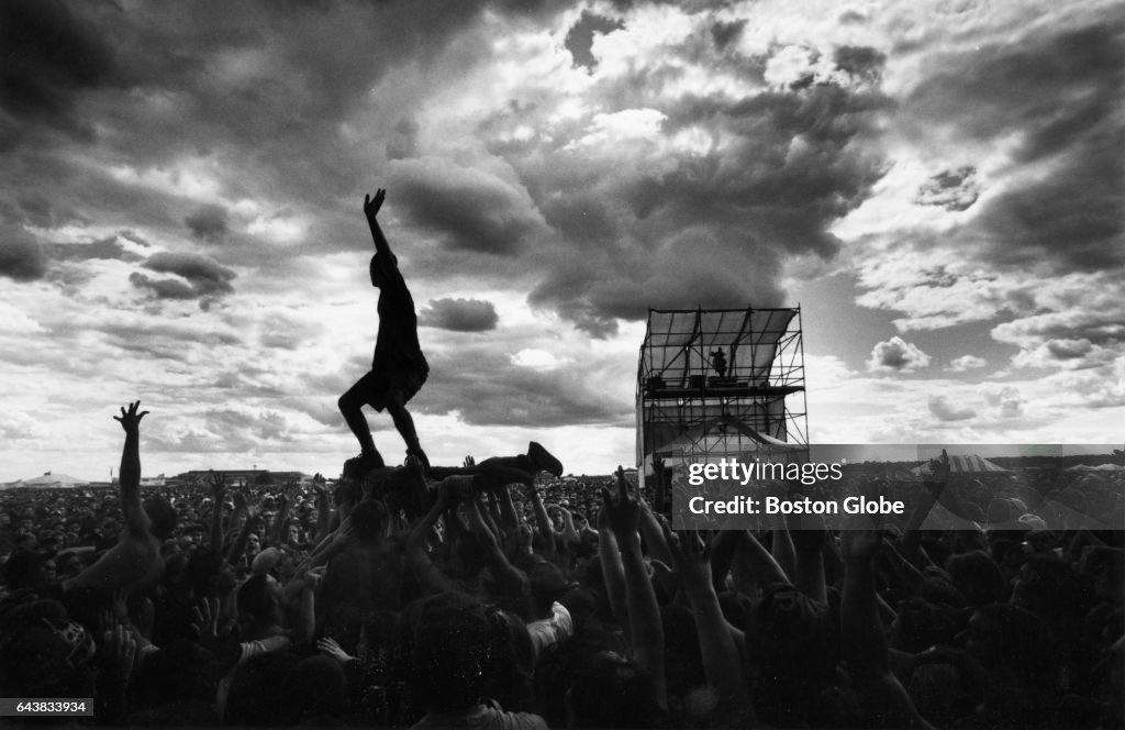 Crowd At Lollapalooza 1993 In North Kingstown, RI