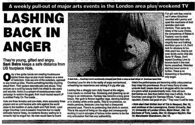 r/hole - Hole review Dec 7, 1991