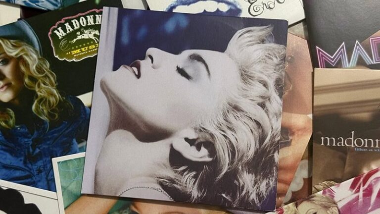 Madonna True Blue album cover released June 30 1986