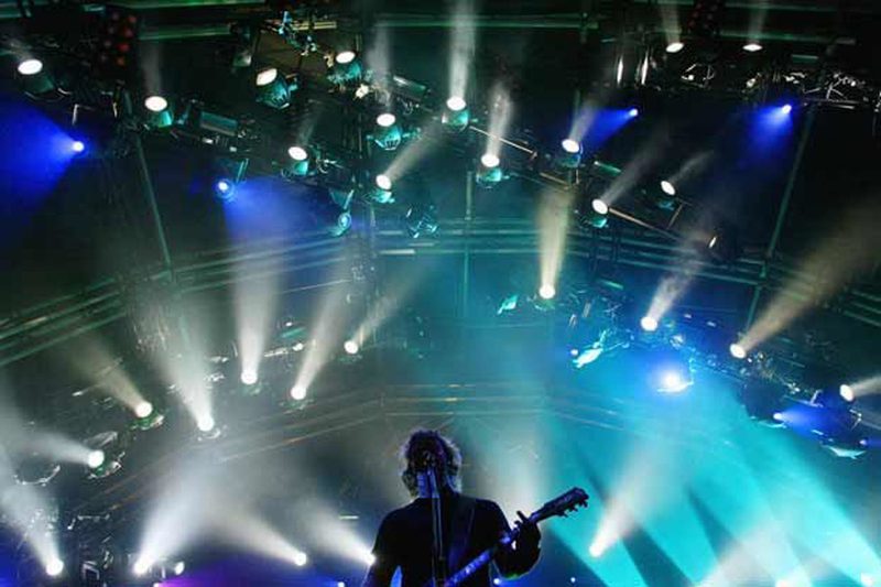 Metallica modern arena stage show light rig — biggest heavy metal band in the world
