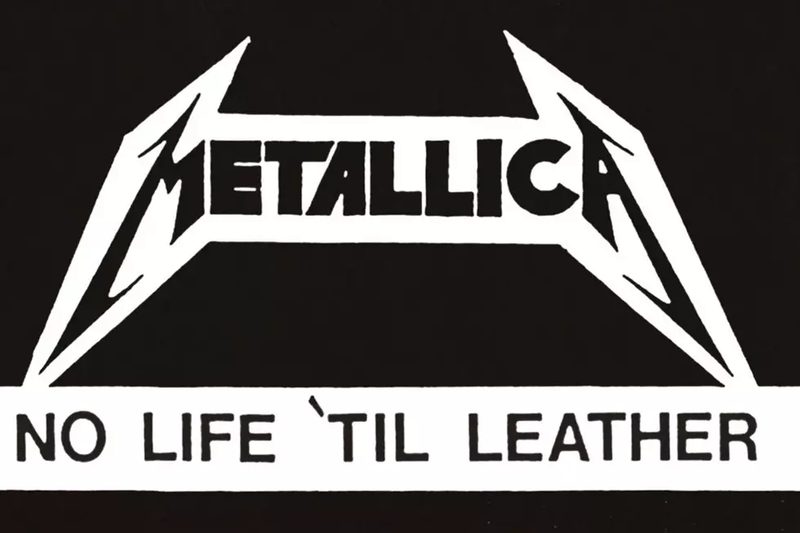 Metallica No Life Til Leather 1982 demo cassette logo cover art