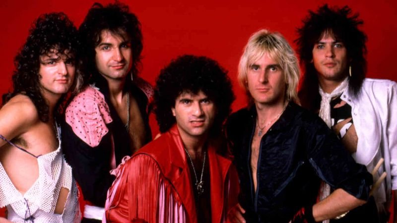 MTV era 80s rock band Pour Some Sugar on Me lineup