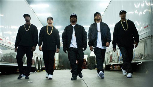 Straight Outta Compton 2015 biopic cast Eazy-E Dr Dre Ice Cube