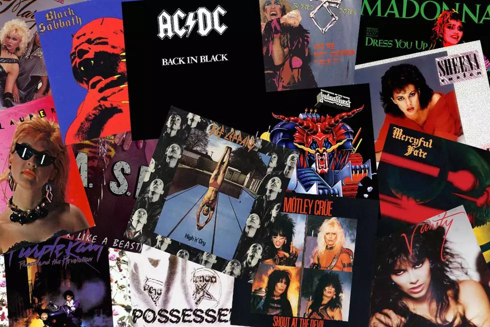 The PMRC Filthy Fifteen album covers that prompted the parental advisory sticker in 1985