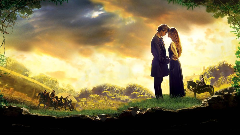 The Princess Bride 1987 Westley and Buttercup in the Fire Swamp
