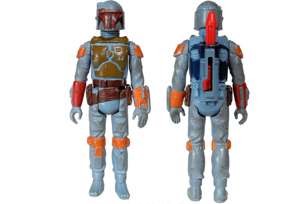 Kenner rocket-firing Boba Fett prototype Star Wars action figure - one of the most valuable vintage 80s toys