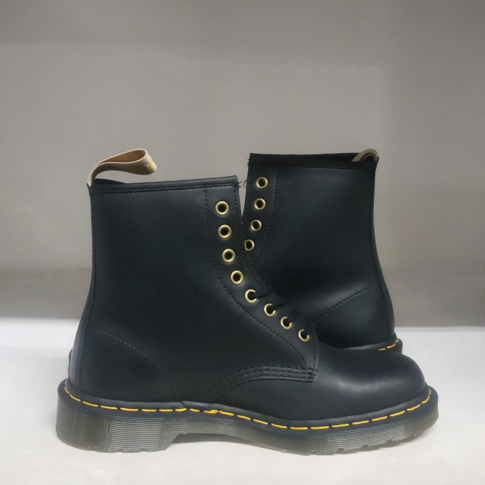 Dr. Martens Vegan 1460 Boot Black Womens Size 9M (MEN 8) - Image 4 of 4