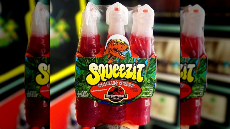 Squeezit fruit drink bottles 90s lunchbox staple