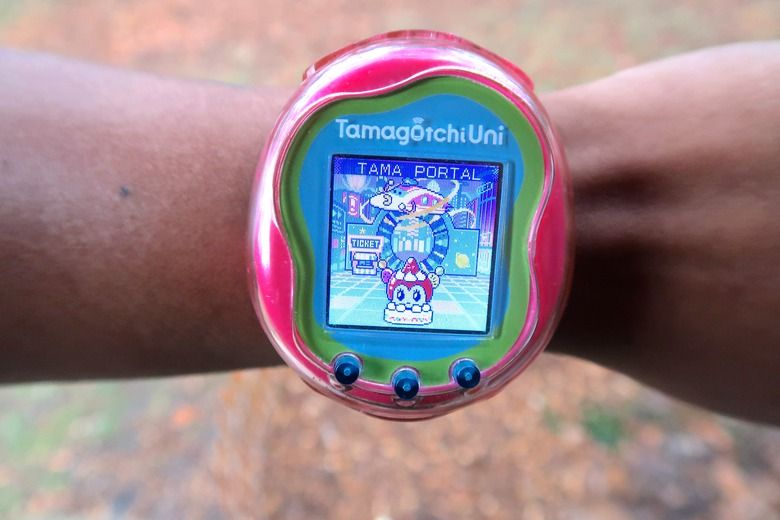 Tamagotchi Uni modern wearable revival showing the brand survived