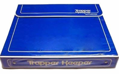Original 1978 Trapper Keeper Mead notebook in solid royal blue before Designer Series