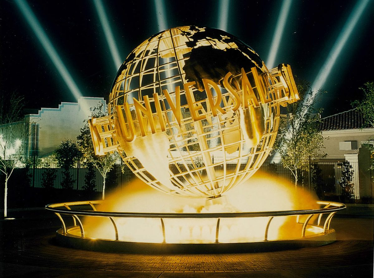 Universal Studios Florida globe entrance opening day 1990