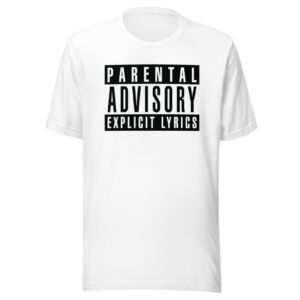 Parental Advisory Explicit Lyrics T-Shirt - 90s Hip Hop Icon