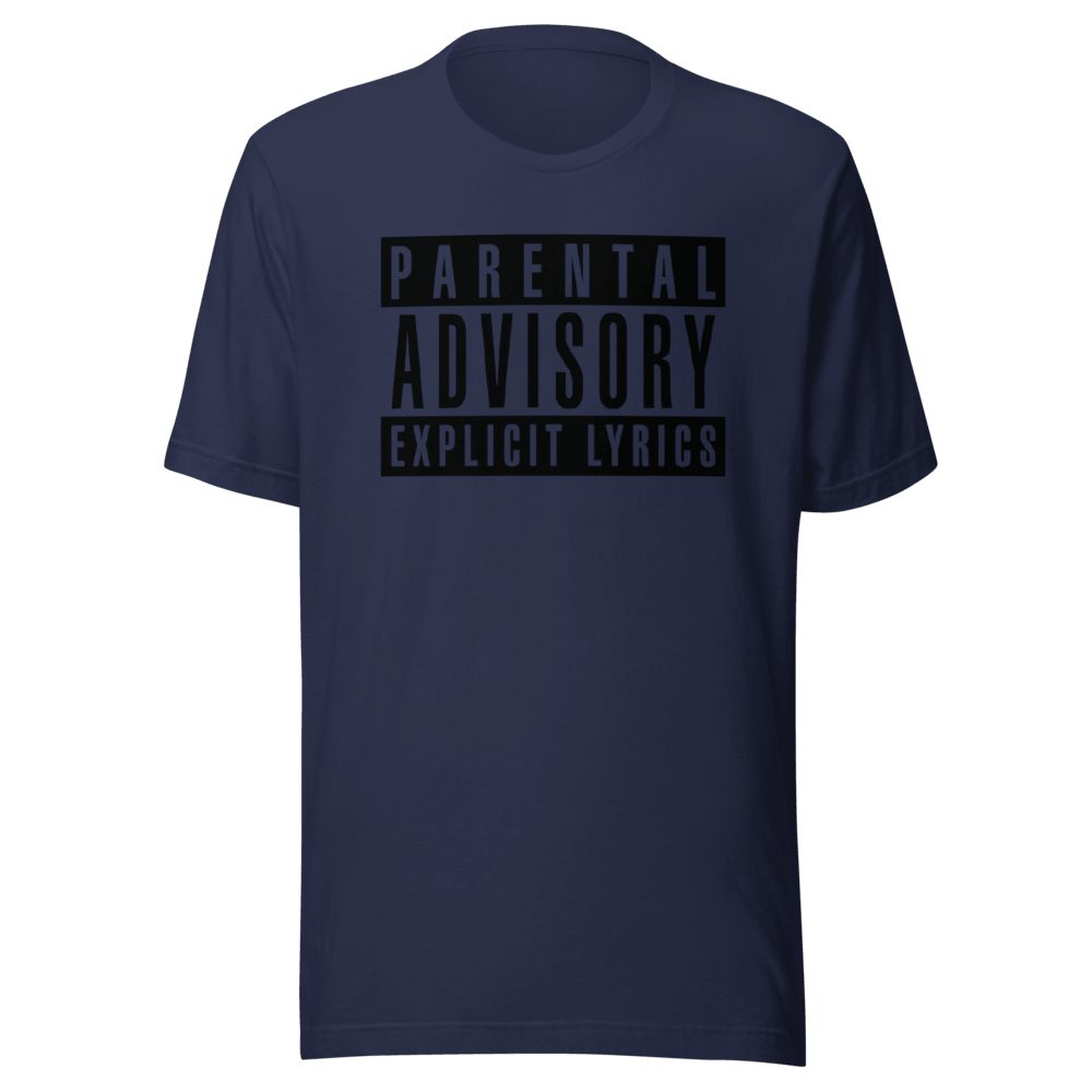 Parental Advisory Explicit Lyrics T-Shirt - 90s Hip Hop Icon